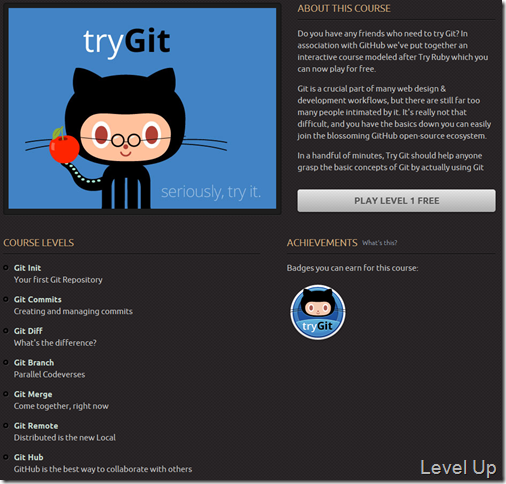 [Web]tryGit - A Simple and Practical Free Git Tutorial