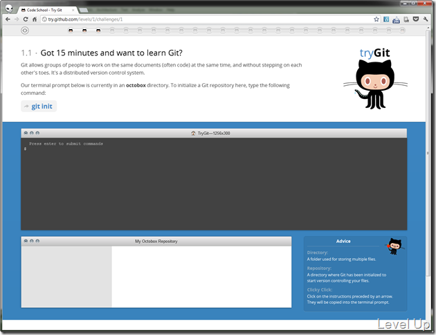 [Web]tryGit - A Simple and Practical Free Git Tutorial
