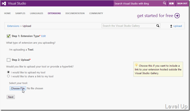 How to Upload a Visual Studio Extension to the Visual Studio Gallery