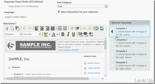 How to Upload a Visual Studio Extension to the Visual Studio Gallery