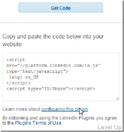 How to use LinkedIn's plugins