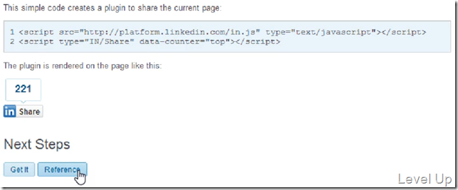 How to use LinkedIn's plugins