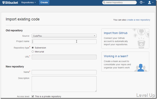 Bitbuck~Free source code hosting