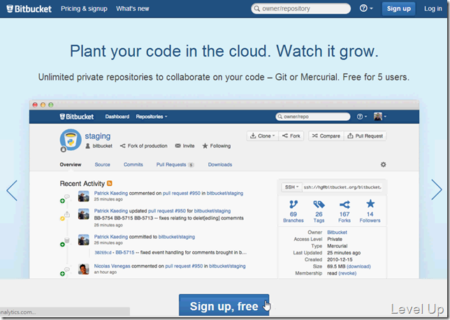 Bitbuck~Free source code hosting
