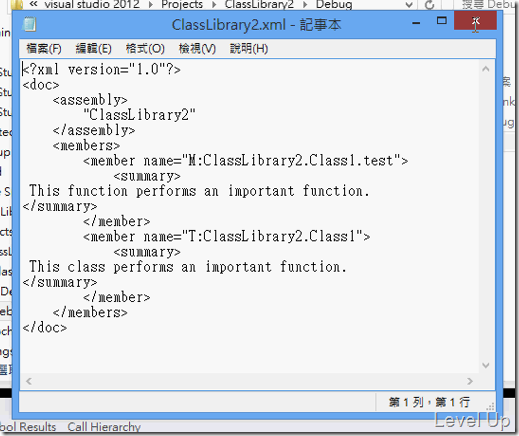 [C++][Visual Studio]How to generate XML Documentation Files with visual studio C++