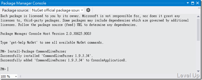 [C#]Command Line Parser Library
