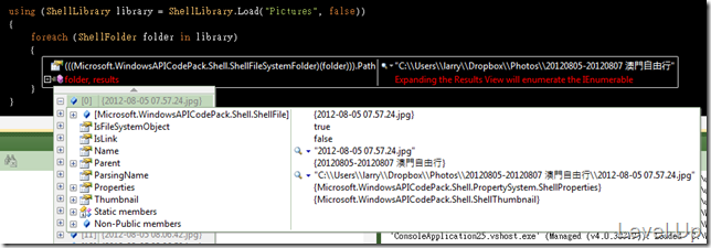 [C#]Access Library Data with the Windows API Code Pack