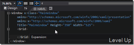 Visual Studio 2013 Preview New Feature - XAML Editor's Code Snippets