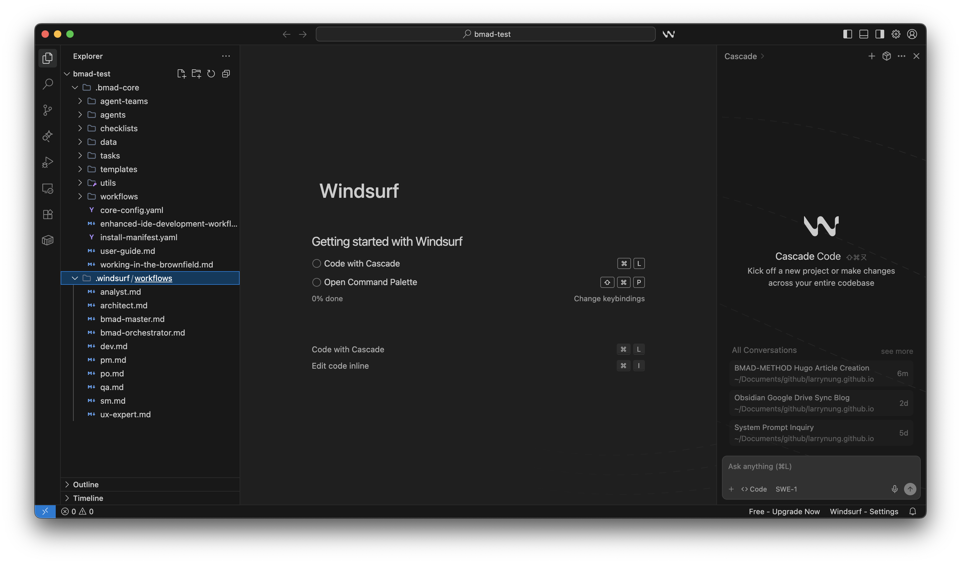 bmad-method installed