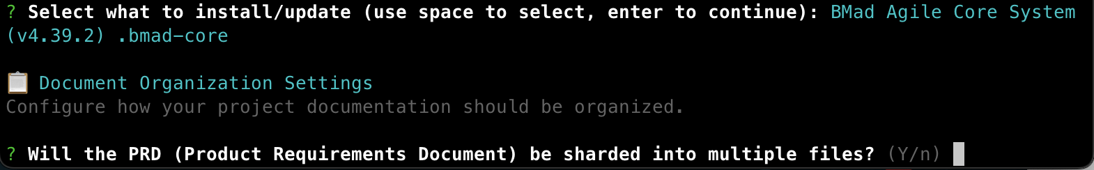 bmad-method install 4
